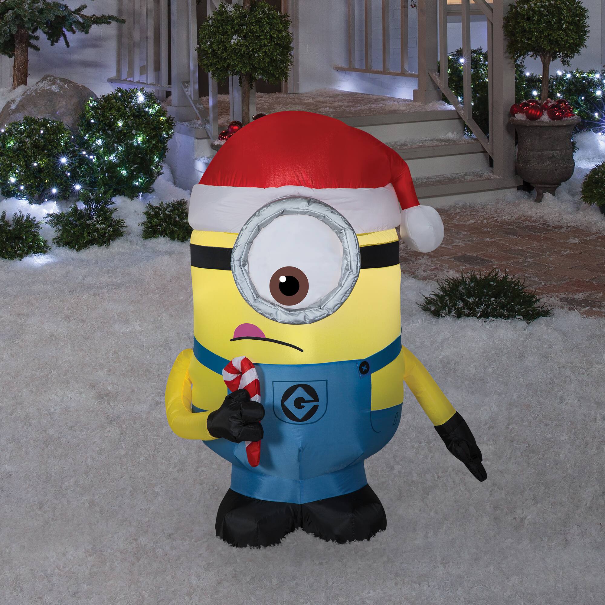 3.5ft. Airblown® Inflatable Christmas Carl with Tongue Sticking Out